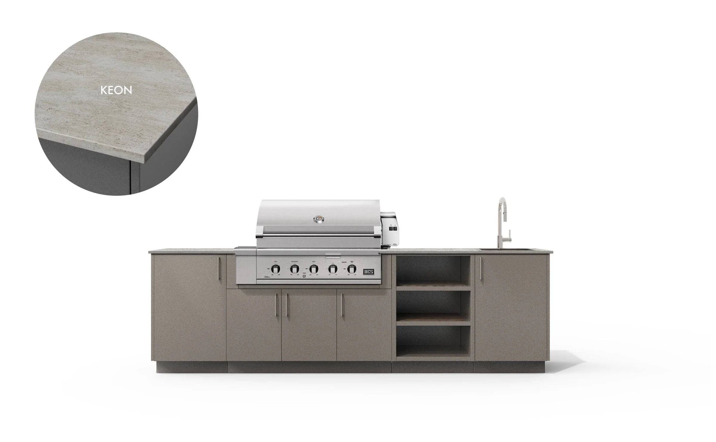 Urban Bonfire Mist 42 Outdoor Kitchen - Image 8