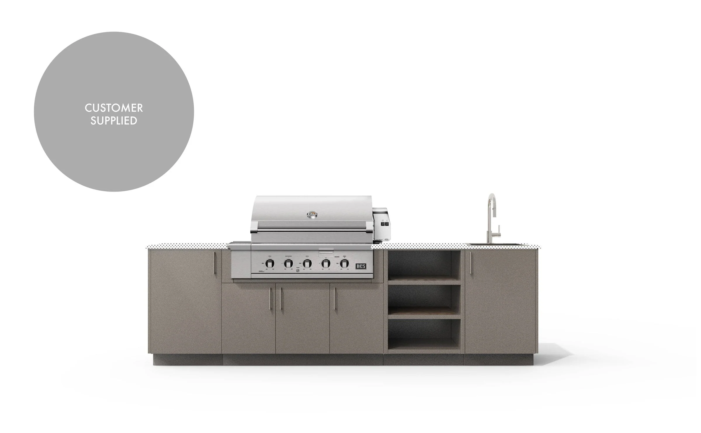 Urban Bonfire Mist 42 Outdoor Kitchen - Image 9