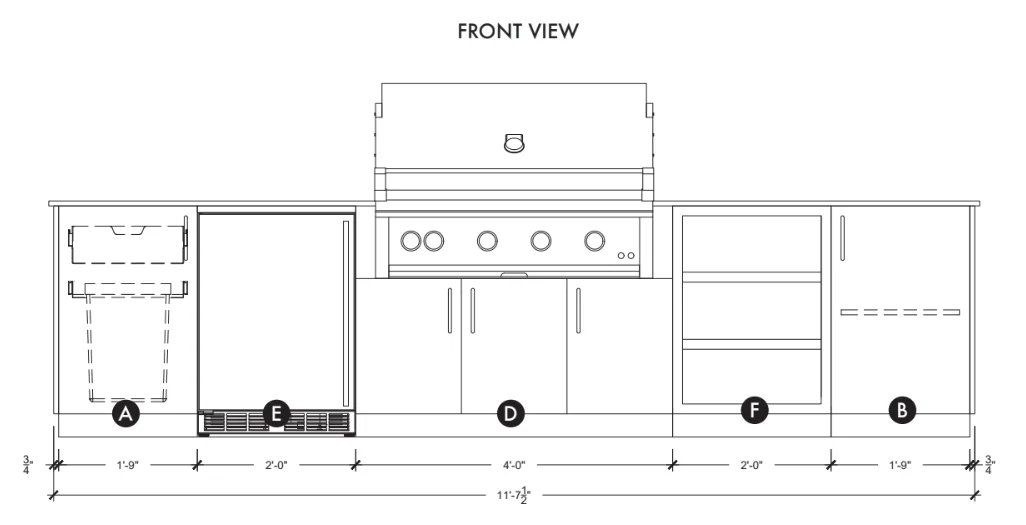 Urban Bonfire TAÏGA 42 Outdoor Kitchen - Image 10