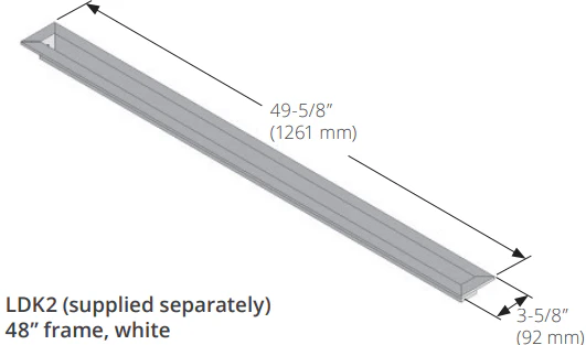 Valor 48" Finishing Frame - LDK2