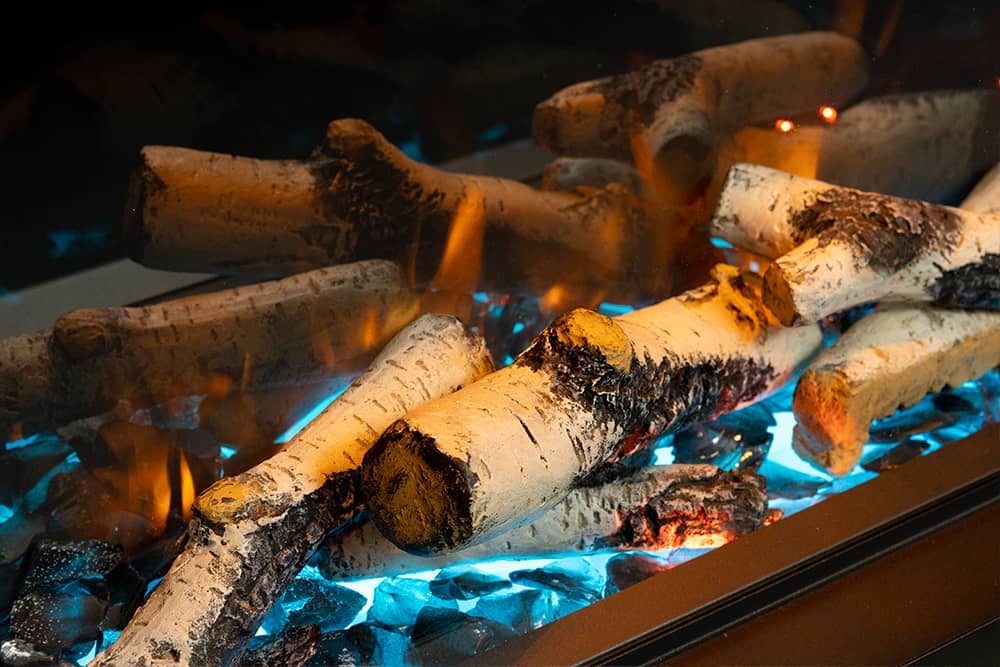 Valor Birch Logs (GE3 Electric) - GE3BLK