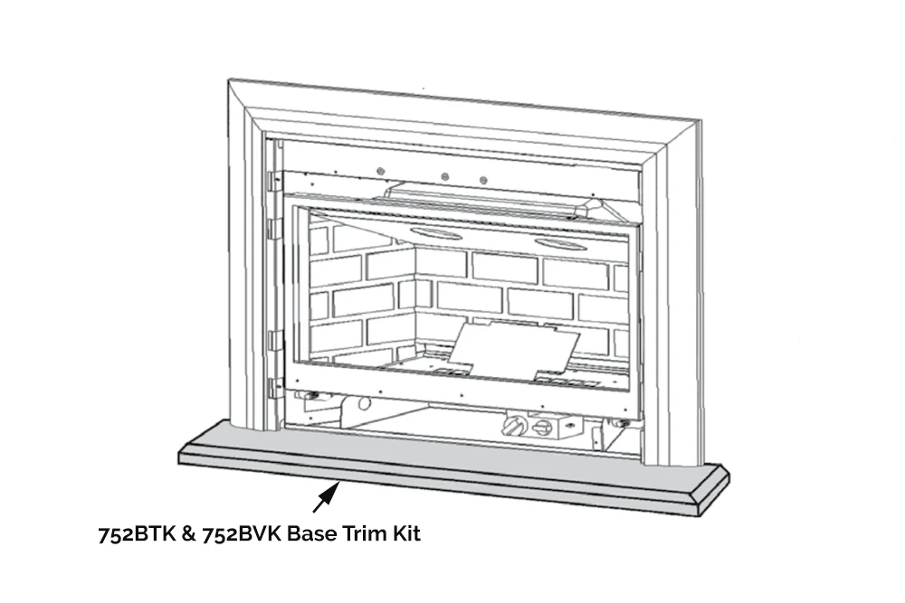 Valor Black Base Trim (G3 & Retrofire Series) - 752BTK