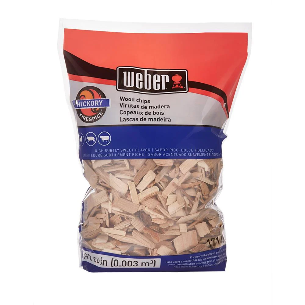 Weber Hickory Wood Chips (2 lb.) - 17143