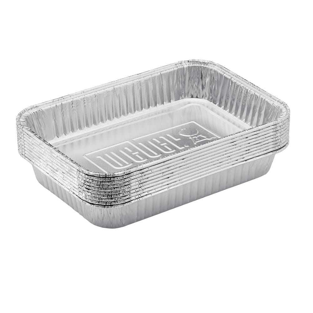 Weber Small Aluminum Drip Pans (10-Pack) - 6415 - Image 2