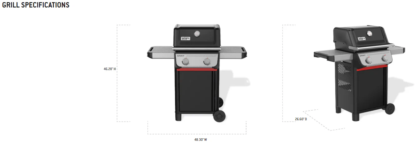 Weber Spirit E-210 Gas Grill - Image 11