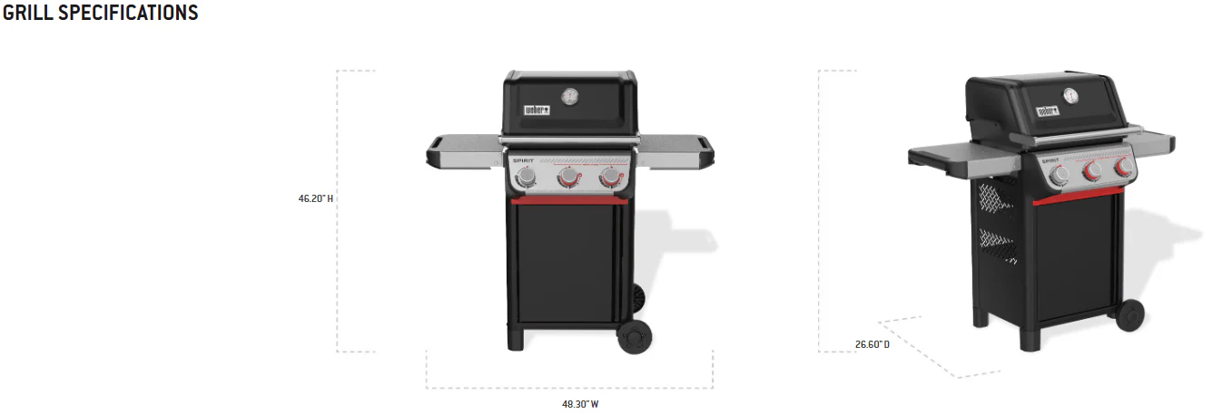 Weber Spirit E-325 Gas Grill - Image 14