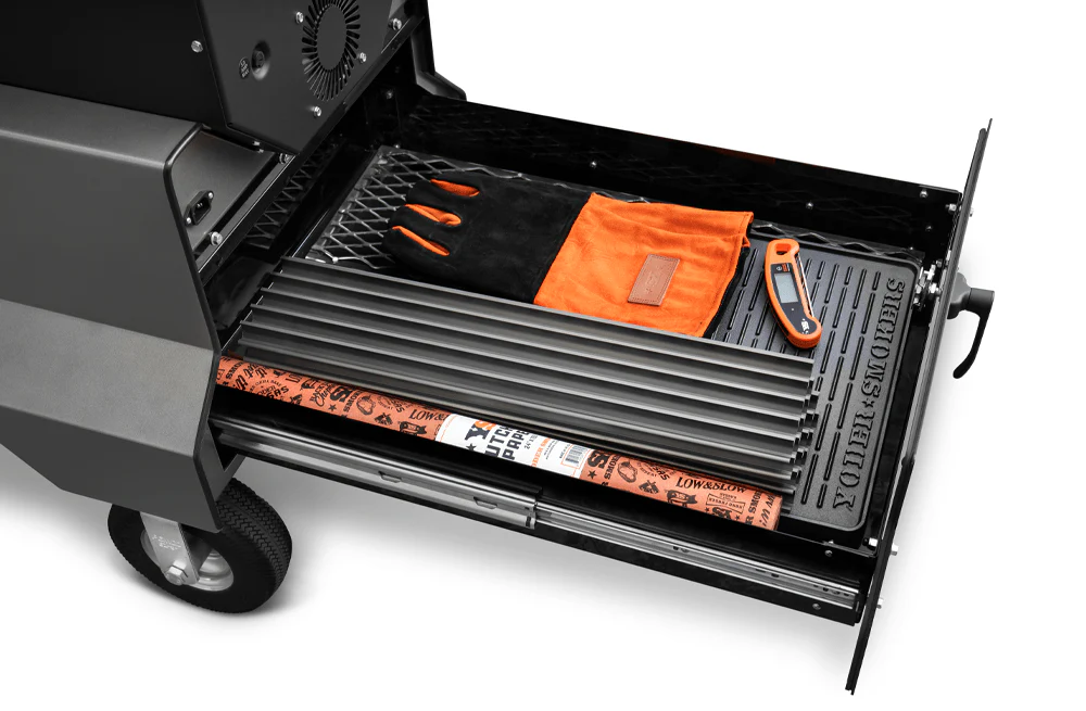 Yoder YS640s Competition Pellet Grill w/ Wire Shelves & Drawer - Image 10